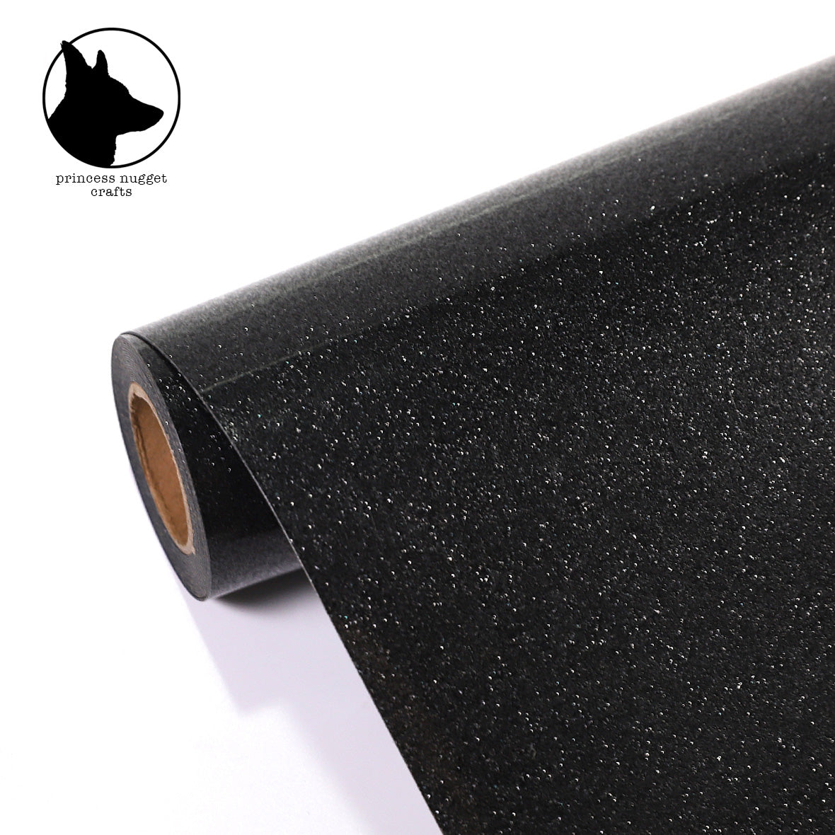 Feuille de Teckwrapcraft FLEX Glitter Nouveau Black