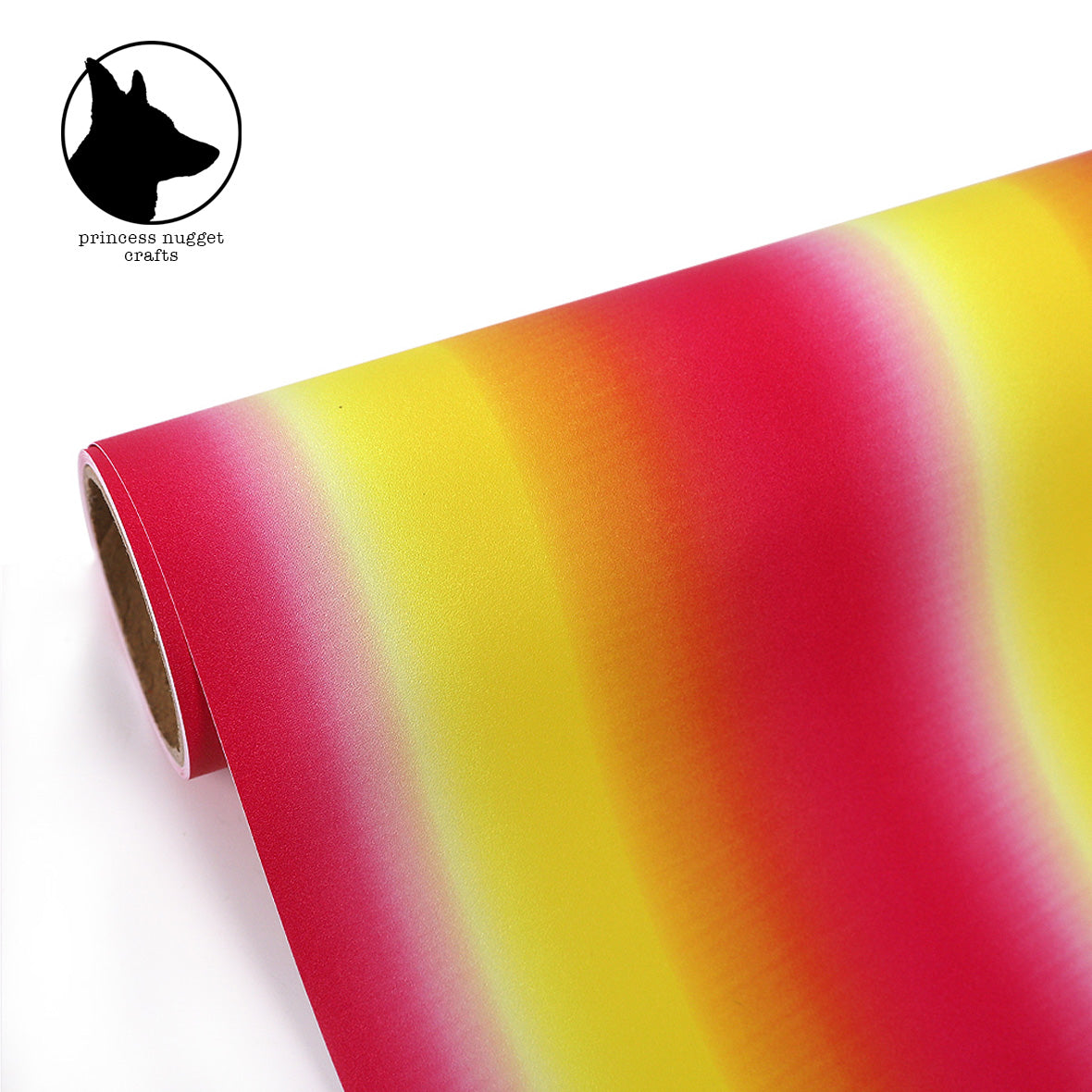 Rainbow Stripes Sunrise vinyle - Princess Nugget crafts