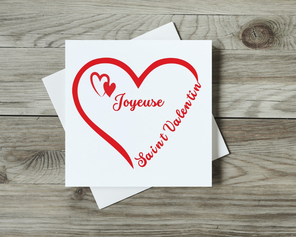 Joyeuse Saint Valentin coeur- SVG - Fichier digitale - Princess Nugget crafts